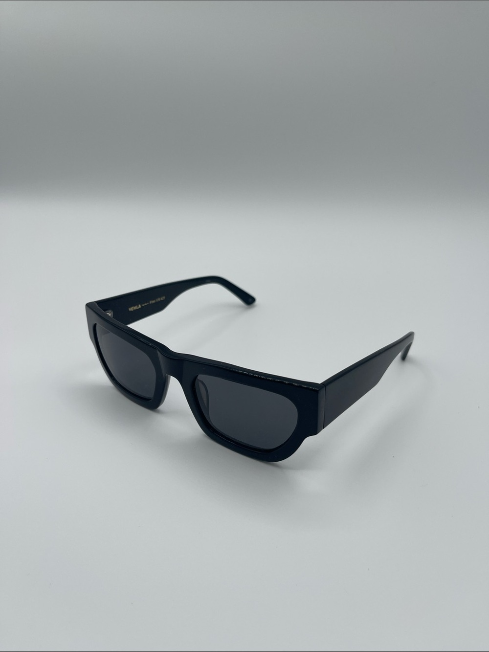 VEHLA Finn Black Smoke Acetate Sunglasses Unisex